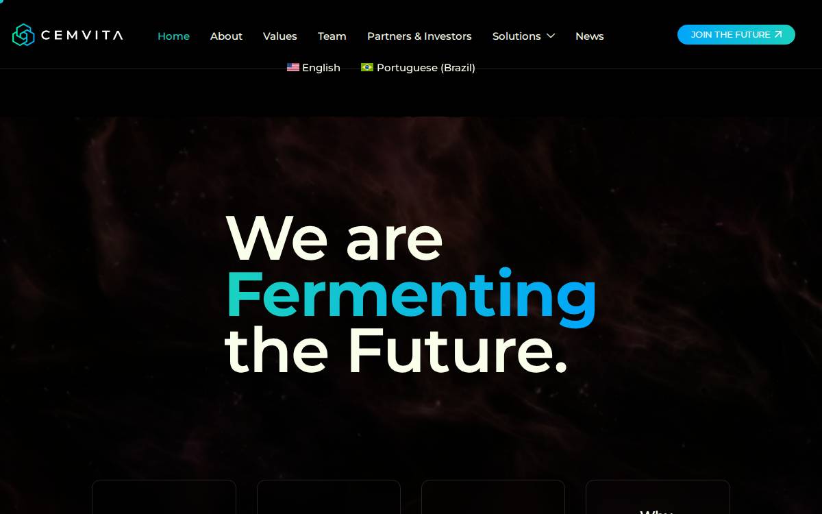 Cemvita website preview