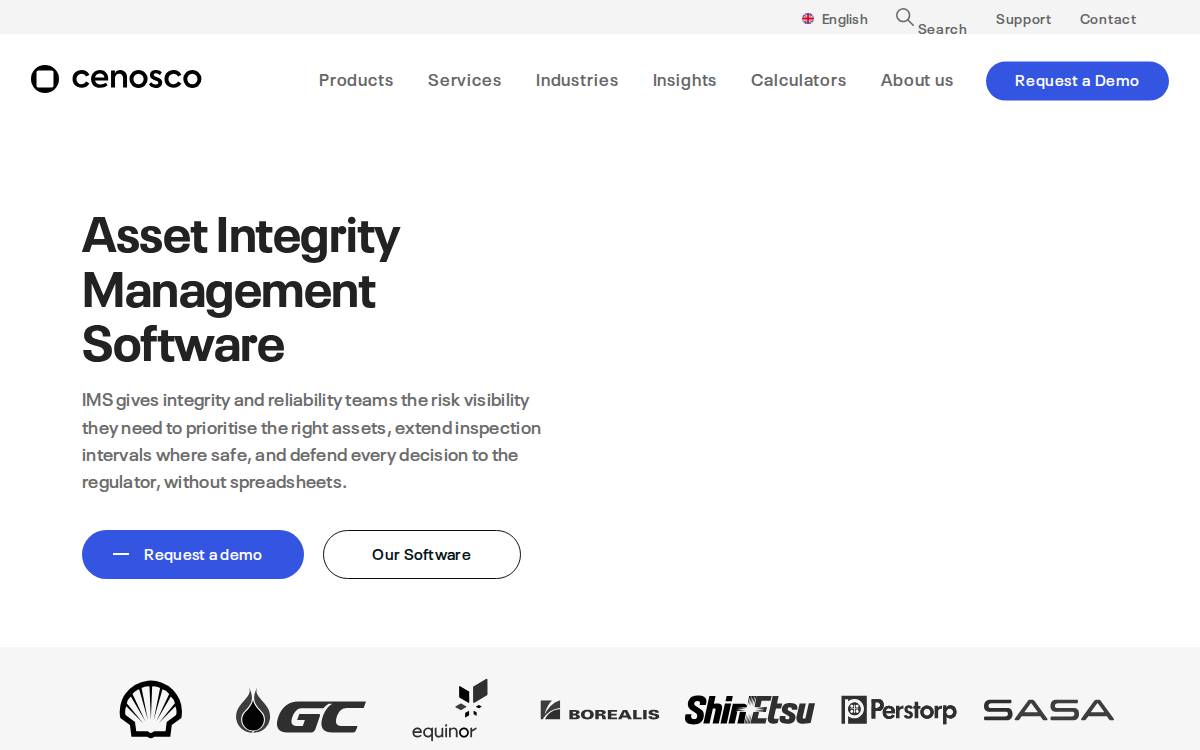 Cenosco website preview