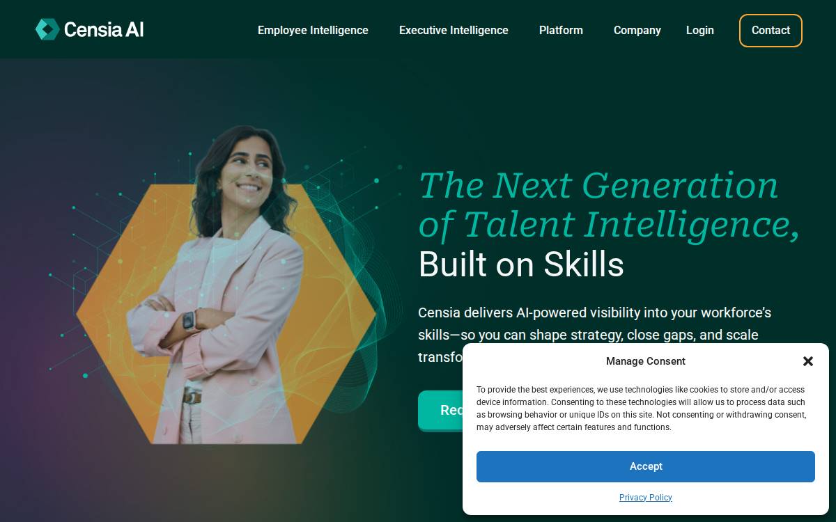Censia website preview