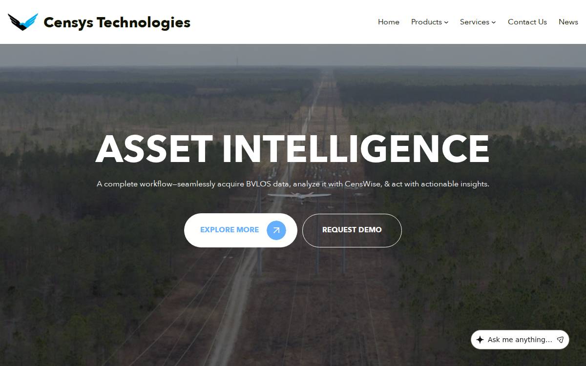 Censys Technologies website preview