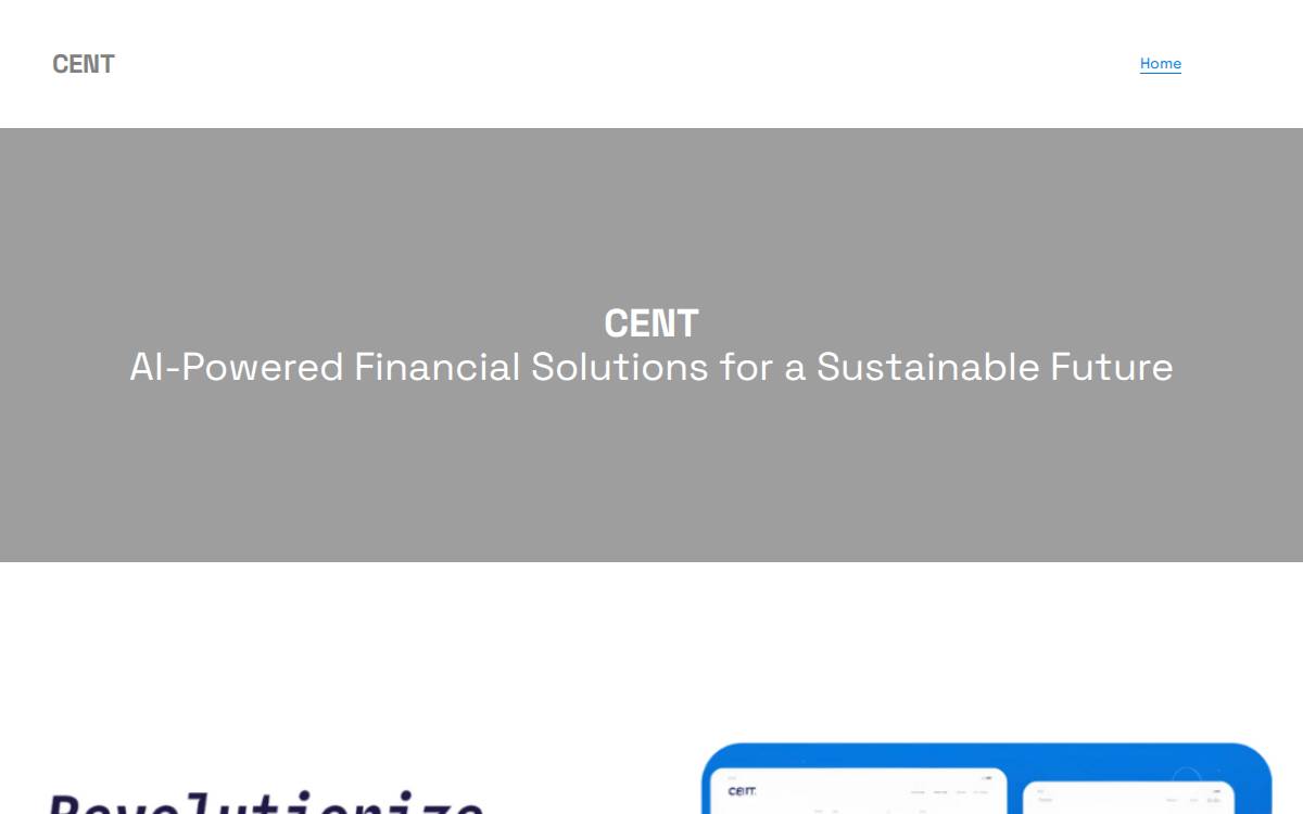 CENT website preview