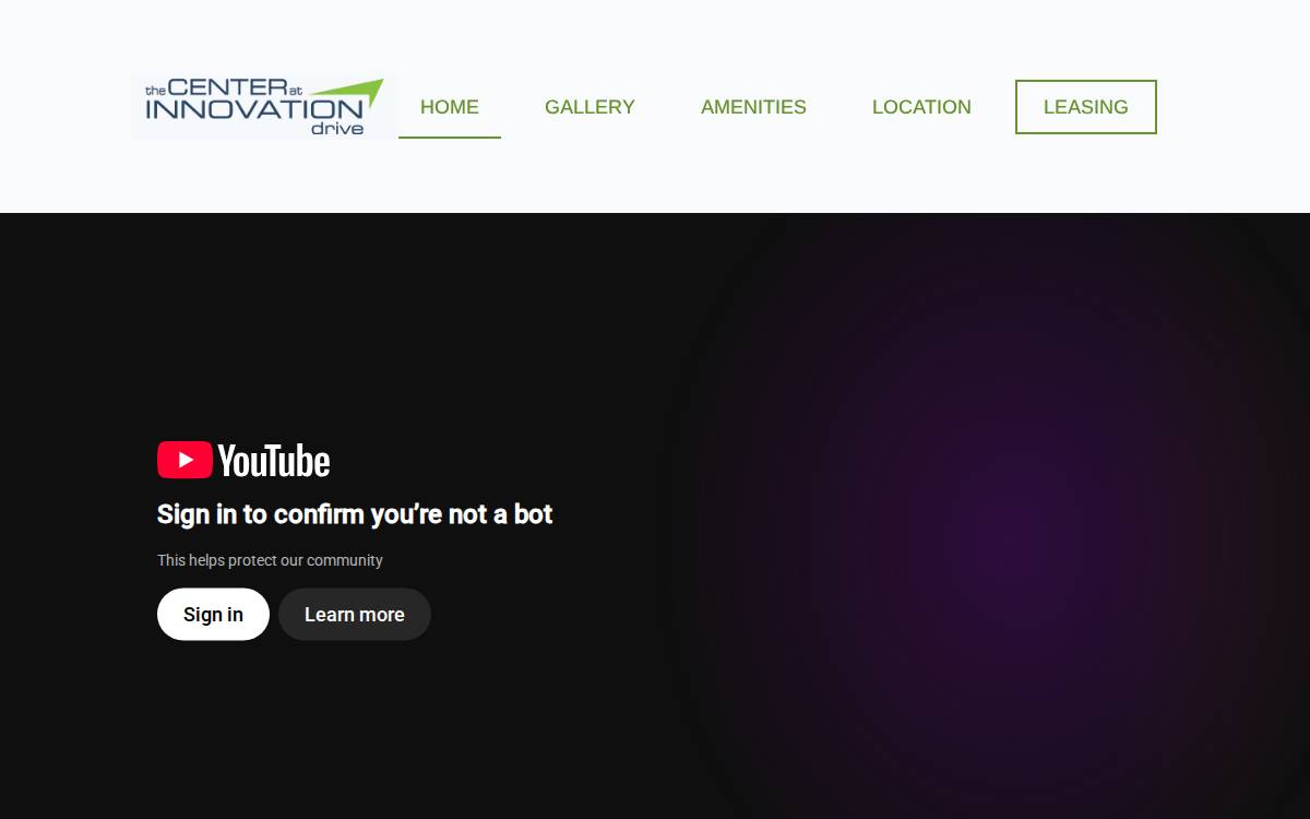 Centeratinnovationdrivema website preview