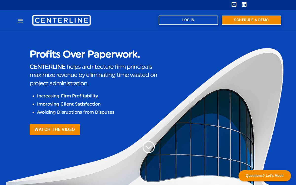 Centerline website preview