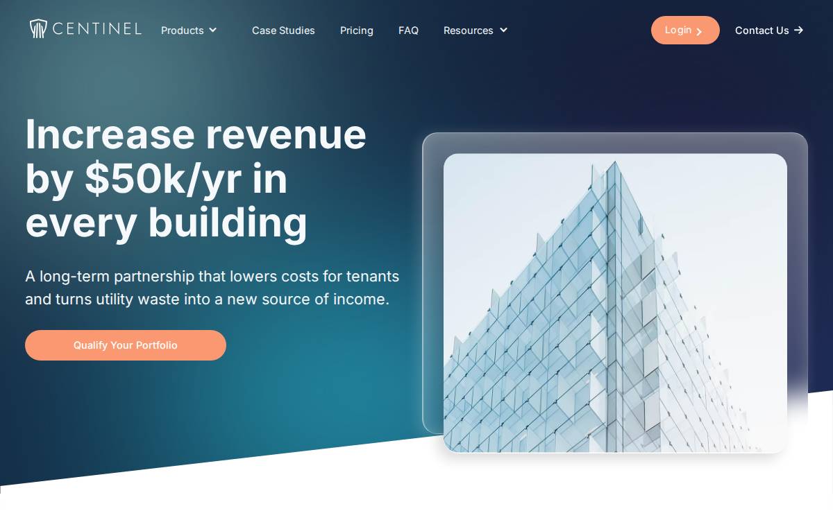 centinel website preview