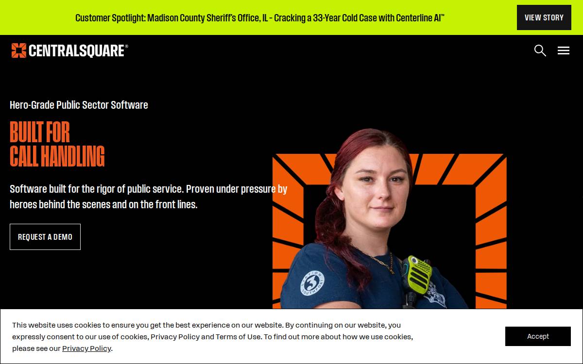 CentralSquare website preview