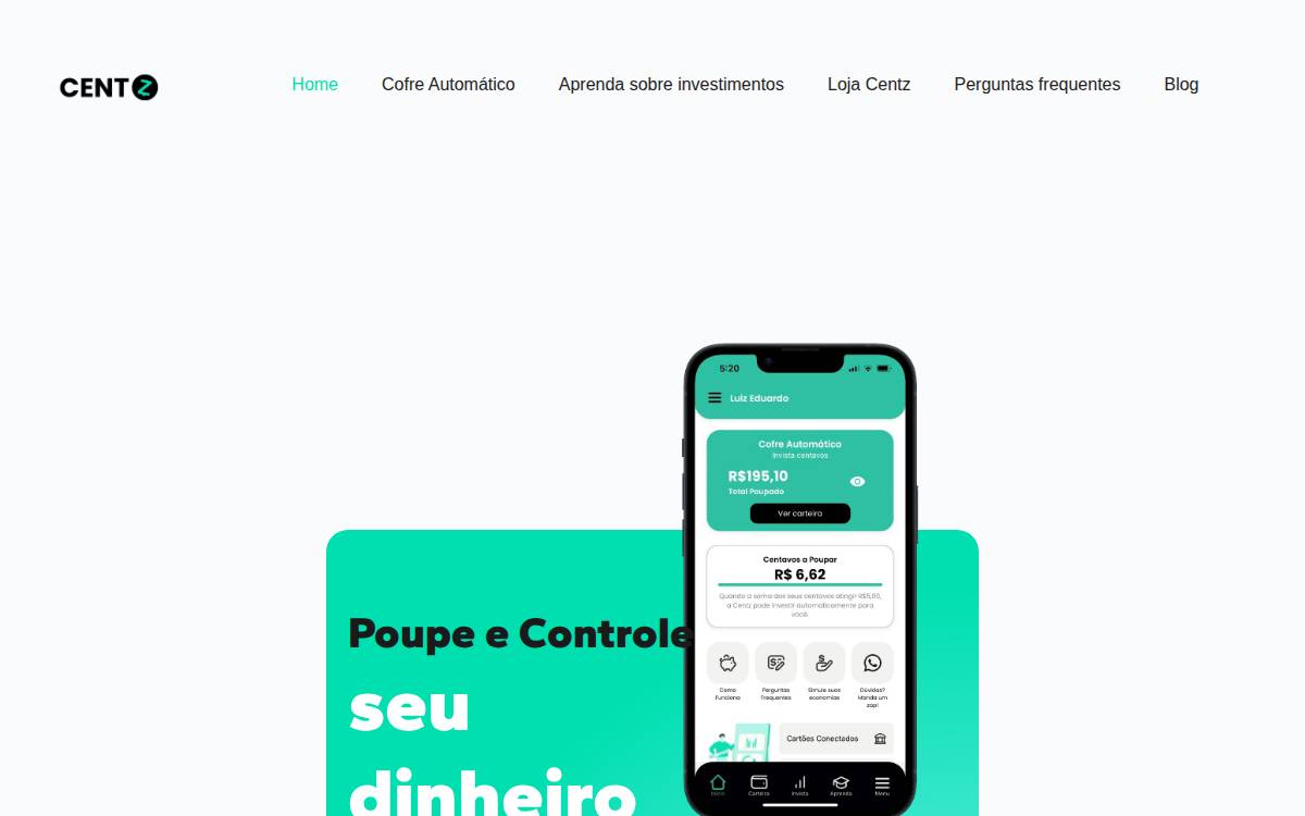 Centz website preview