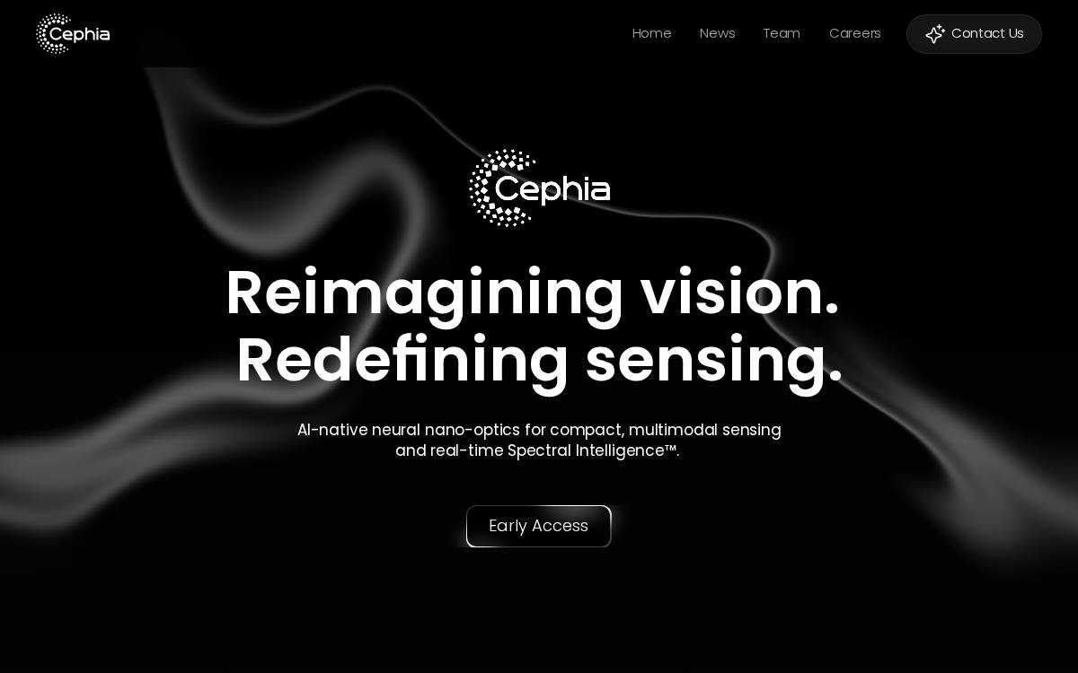 Cephia website preview