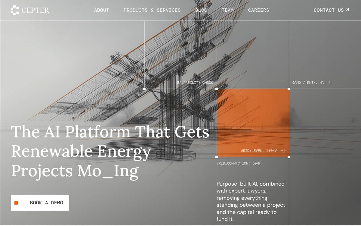 Cepter website preview