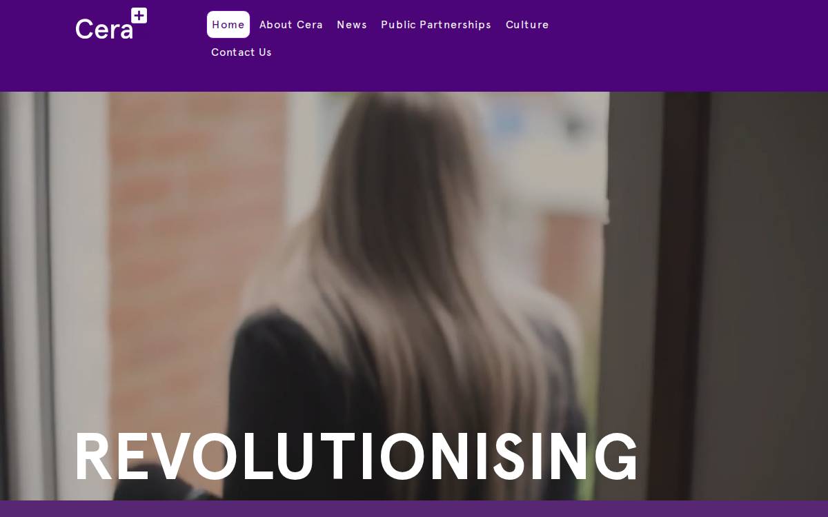 Cera website preview