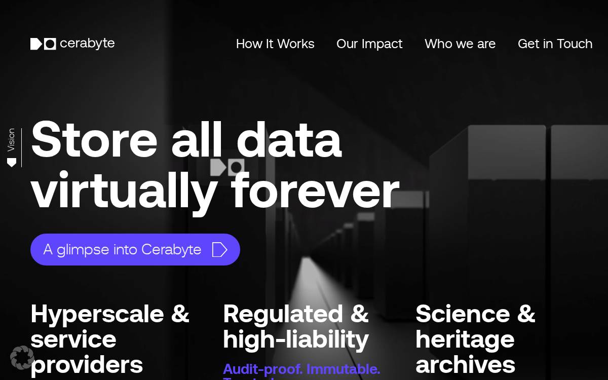 Cerabyte GmbH website preview
