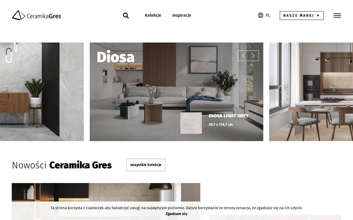 Ceramika Gres website preview