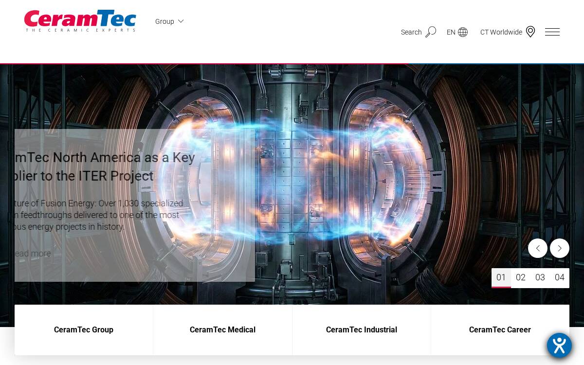 CeramTec website preview