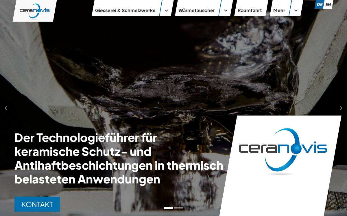 Ceranovis website preview