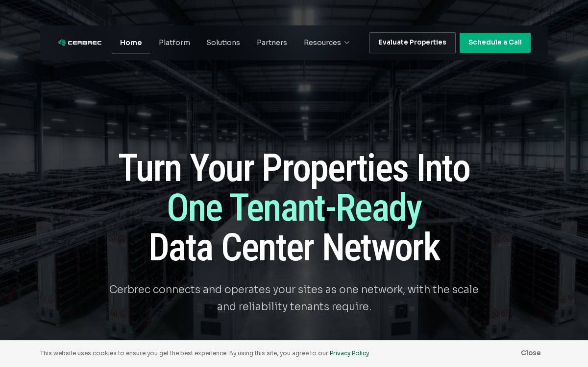 Cerbrec website preview