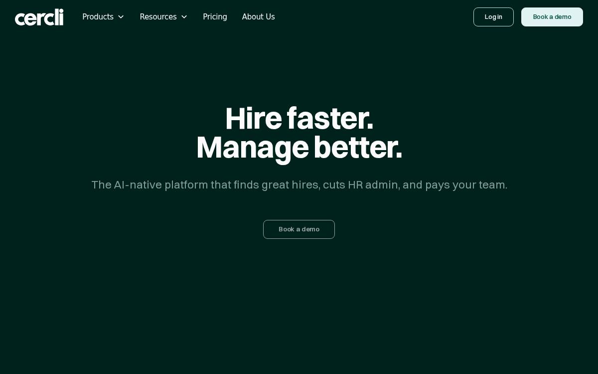 Cercli website preview
