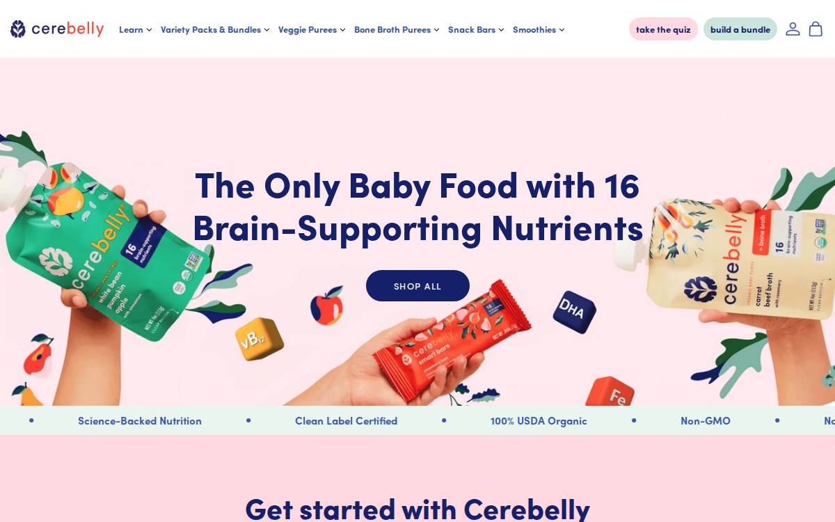 Cerebelly website preview