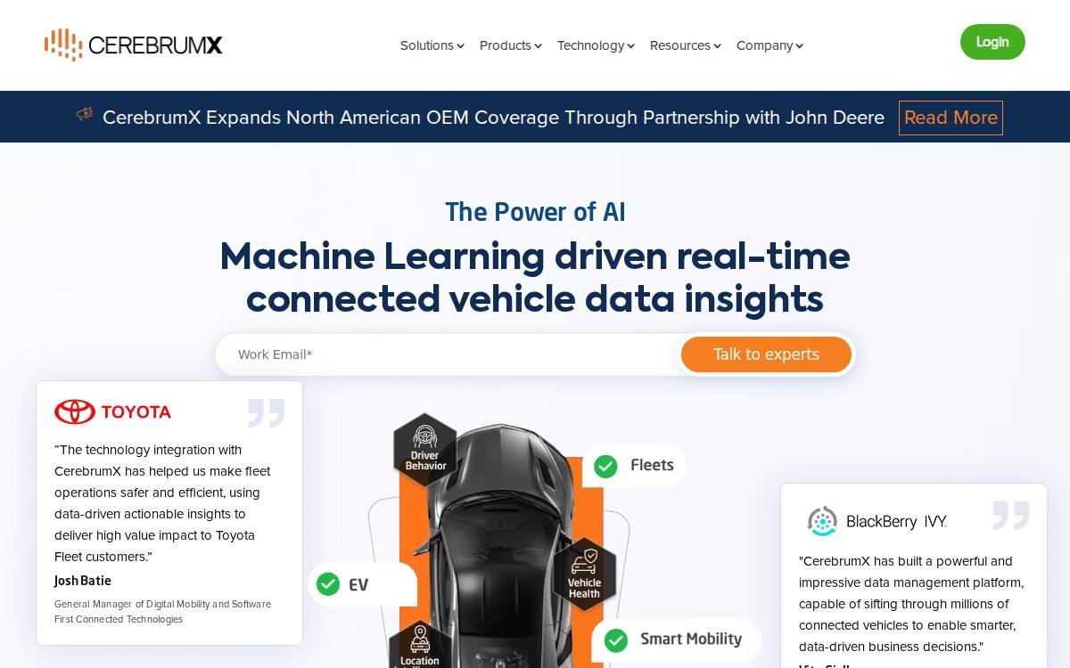 CerebrumX website preview