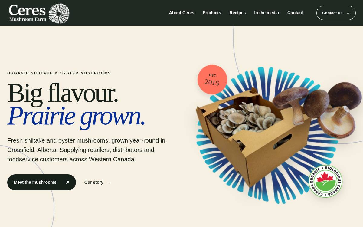 Ceres website preview