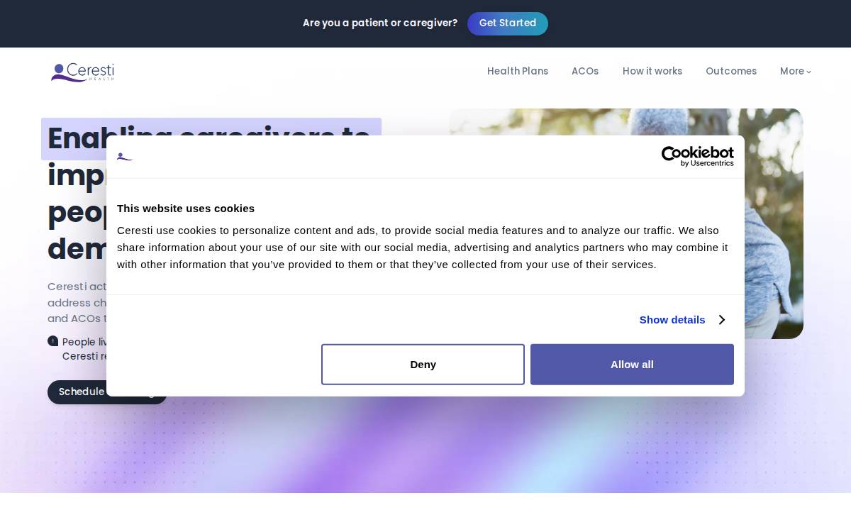 Ceresti Health website preview