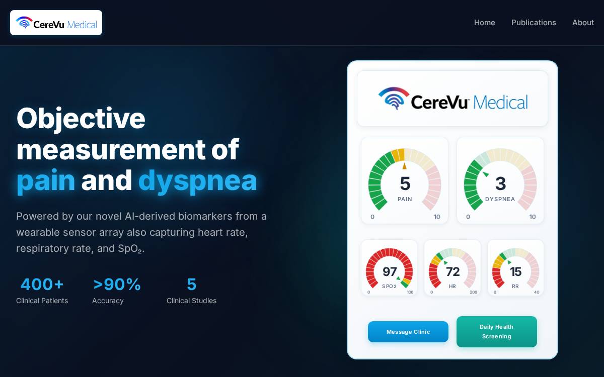 Cerevu website preview