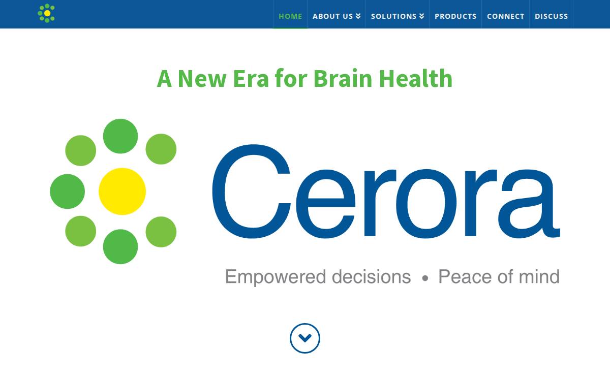 Cerora website preview