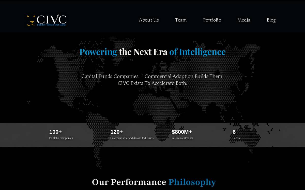 Cerracap website preview