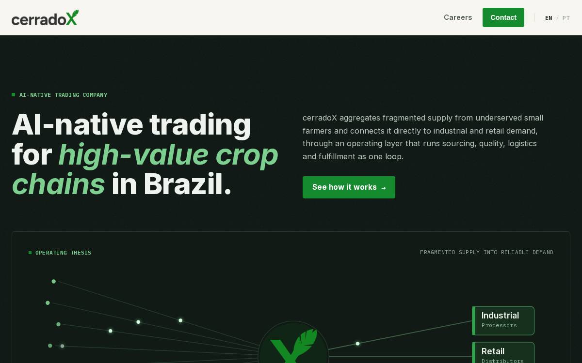 CerradoX website preview
