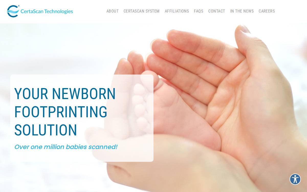 CertaScan website preview