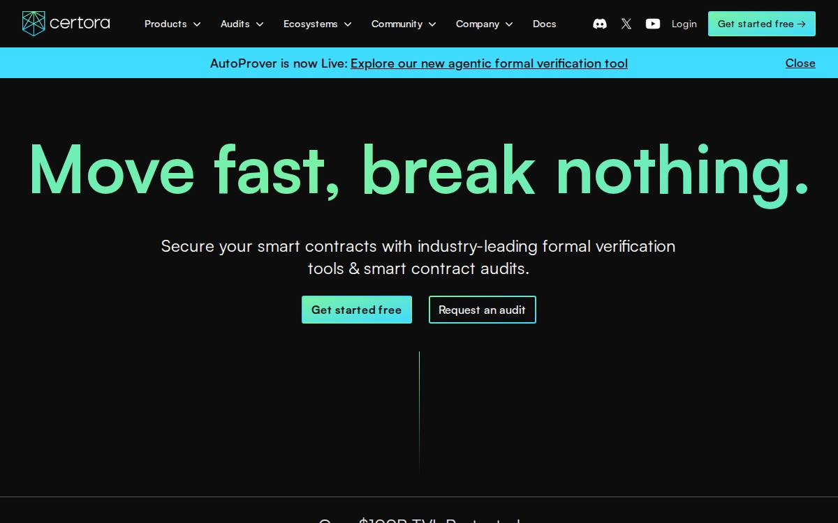Certora website preview