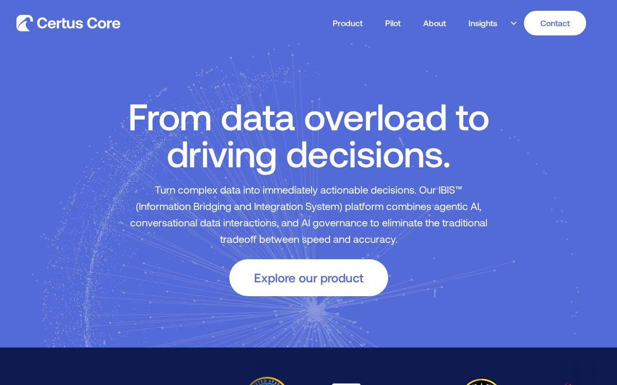 Certus Core ACTIVE website preview