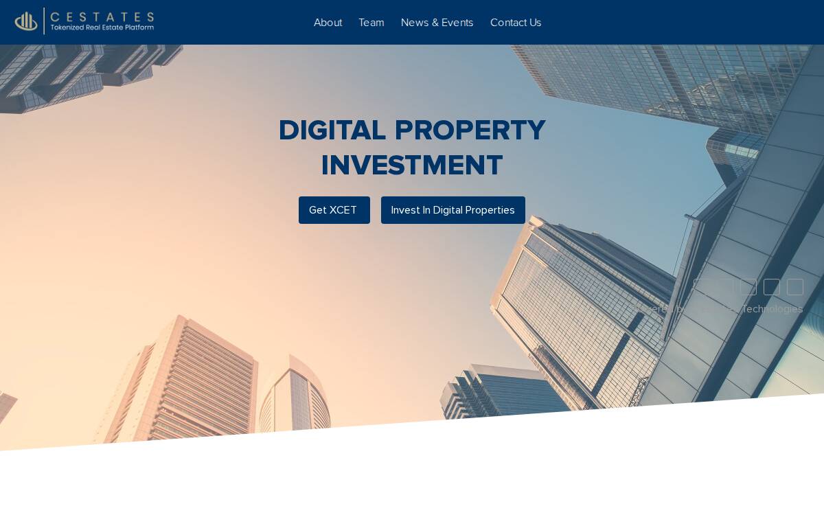 C Estates website preview