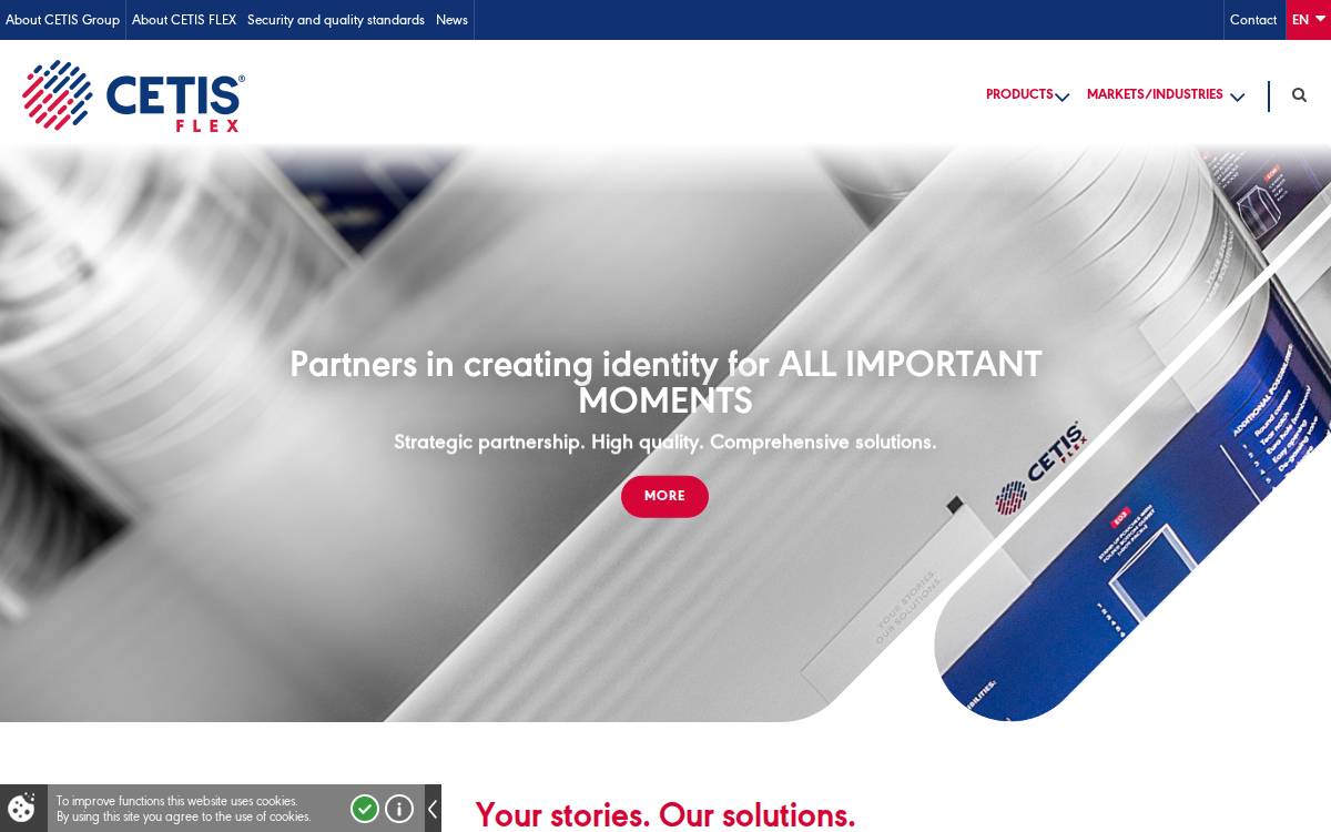 Cetisflex website preview