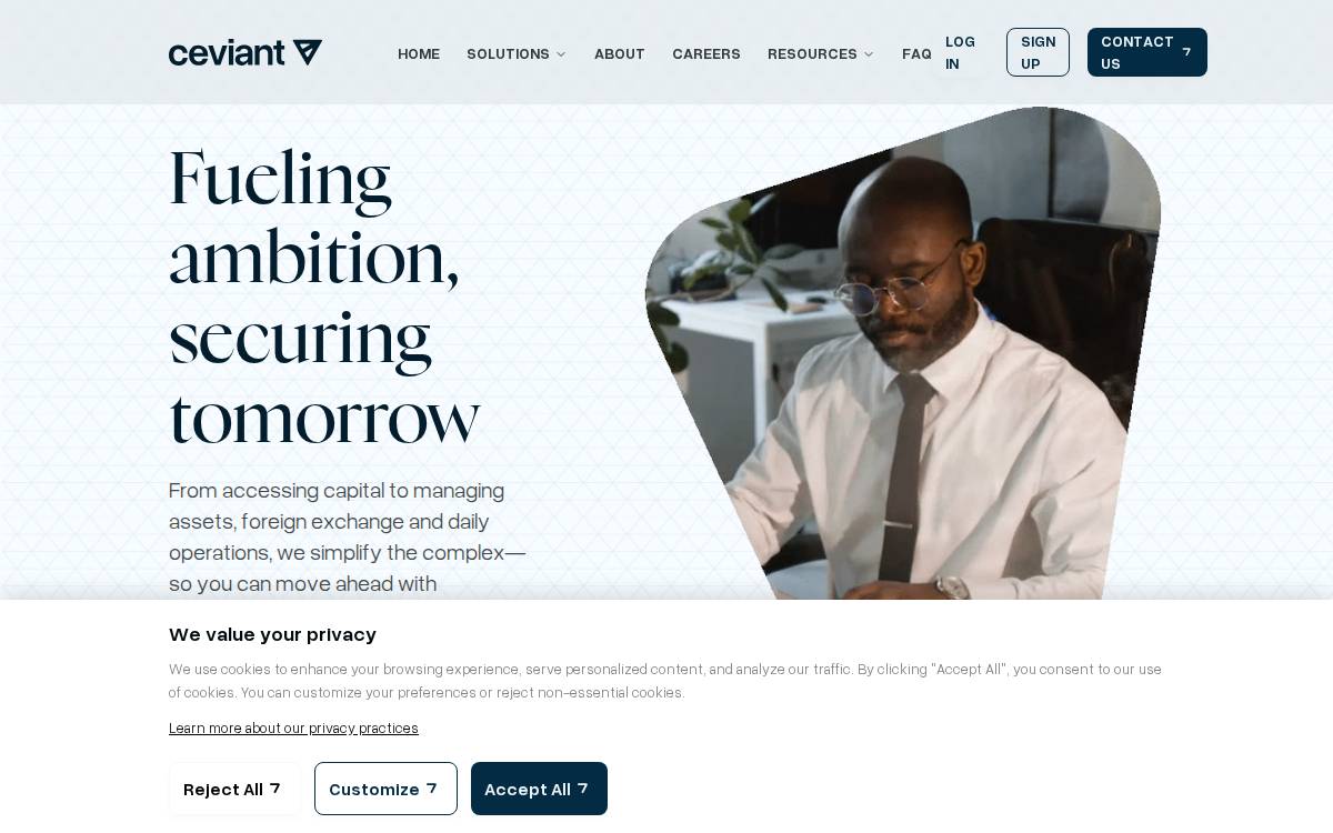 Ceviant website preview
