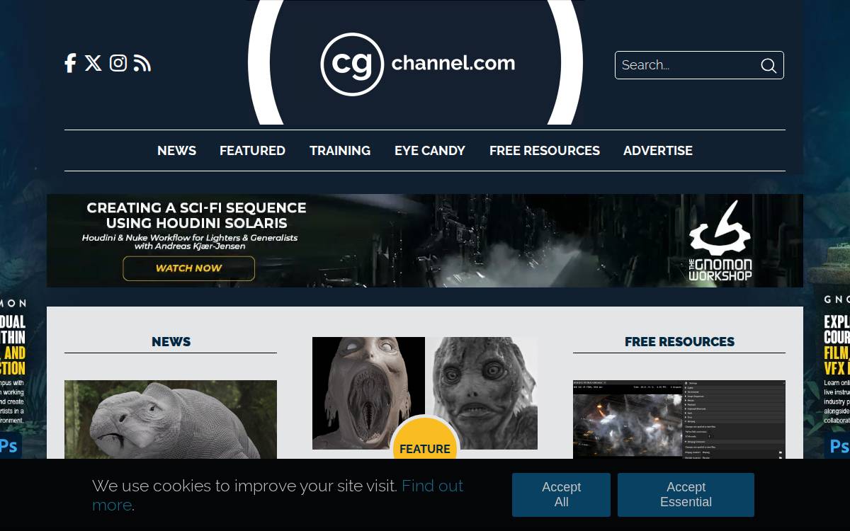 Cgchannel website preview