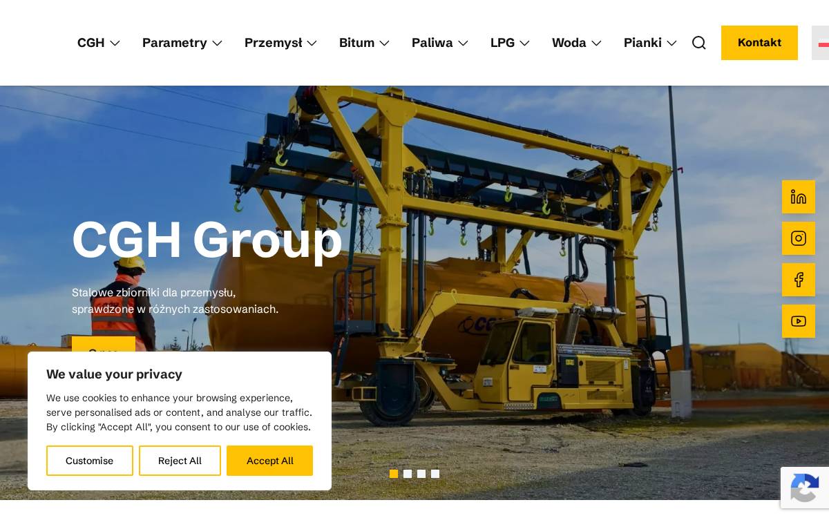 Cgh Group website preview