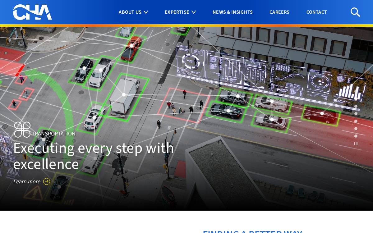 Cha Consulting website preview