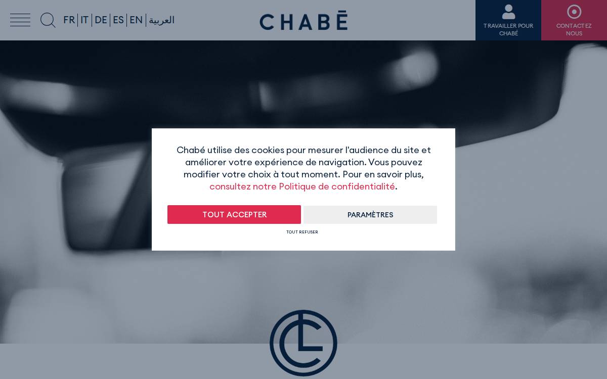 Chabé website preview