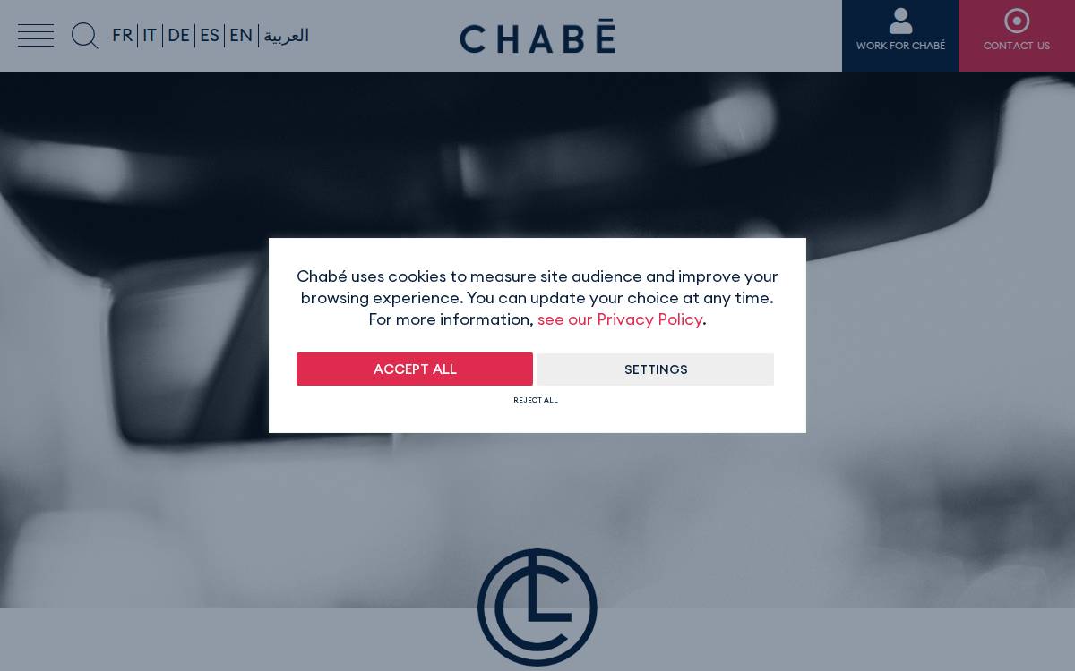 Chabé website preview