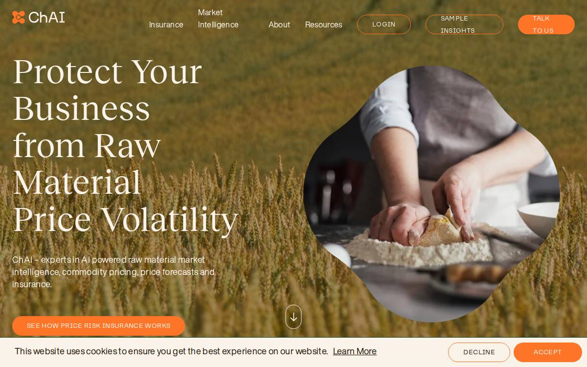 ChAI website preview