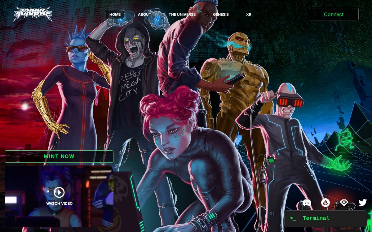 Chain Runners website preview