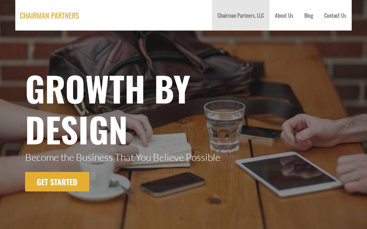 Chairmanpartners website preview