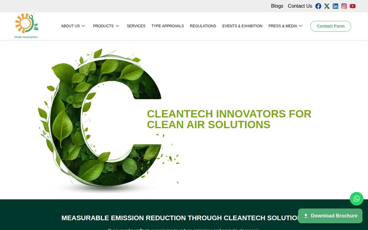 Chakr website preview