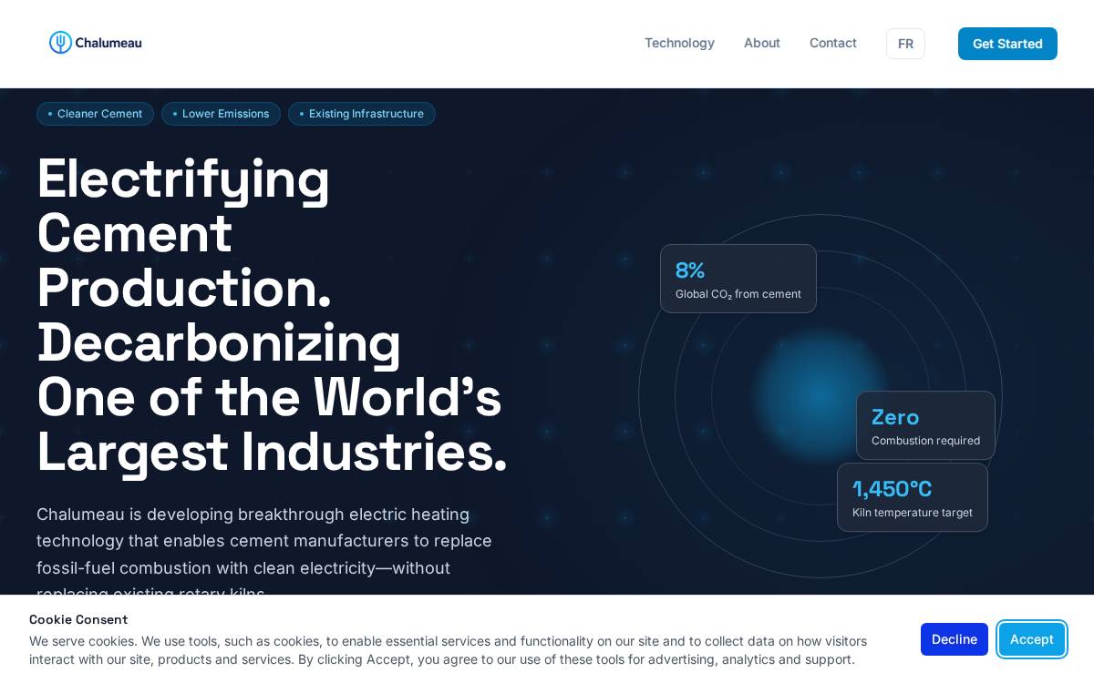 Chalumeau website preview