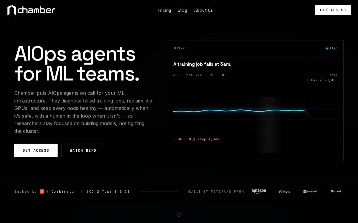 Chamber website preview