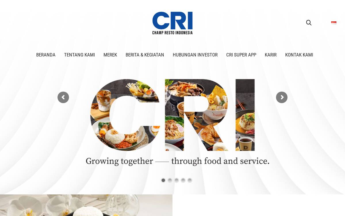Champ Resto website preview