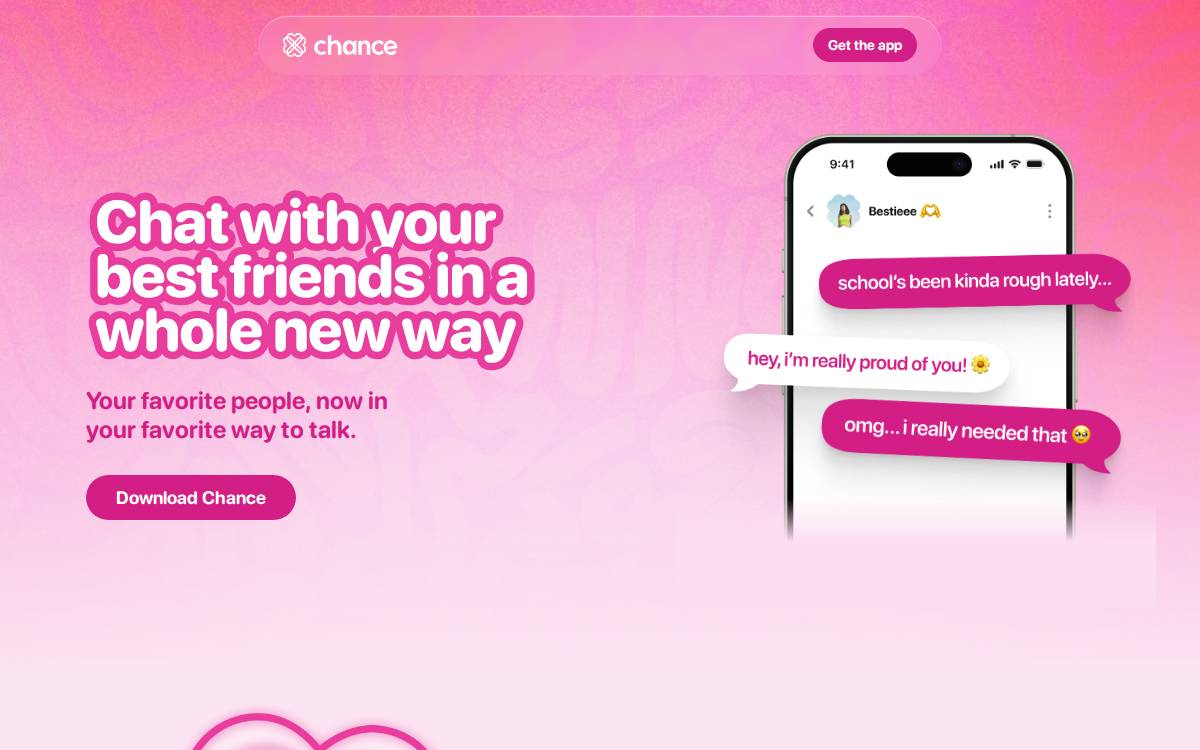 Chanceapp website preview