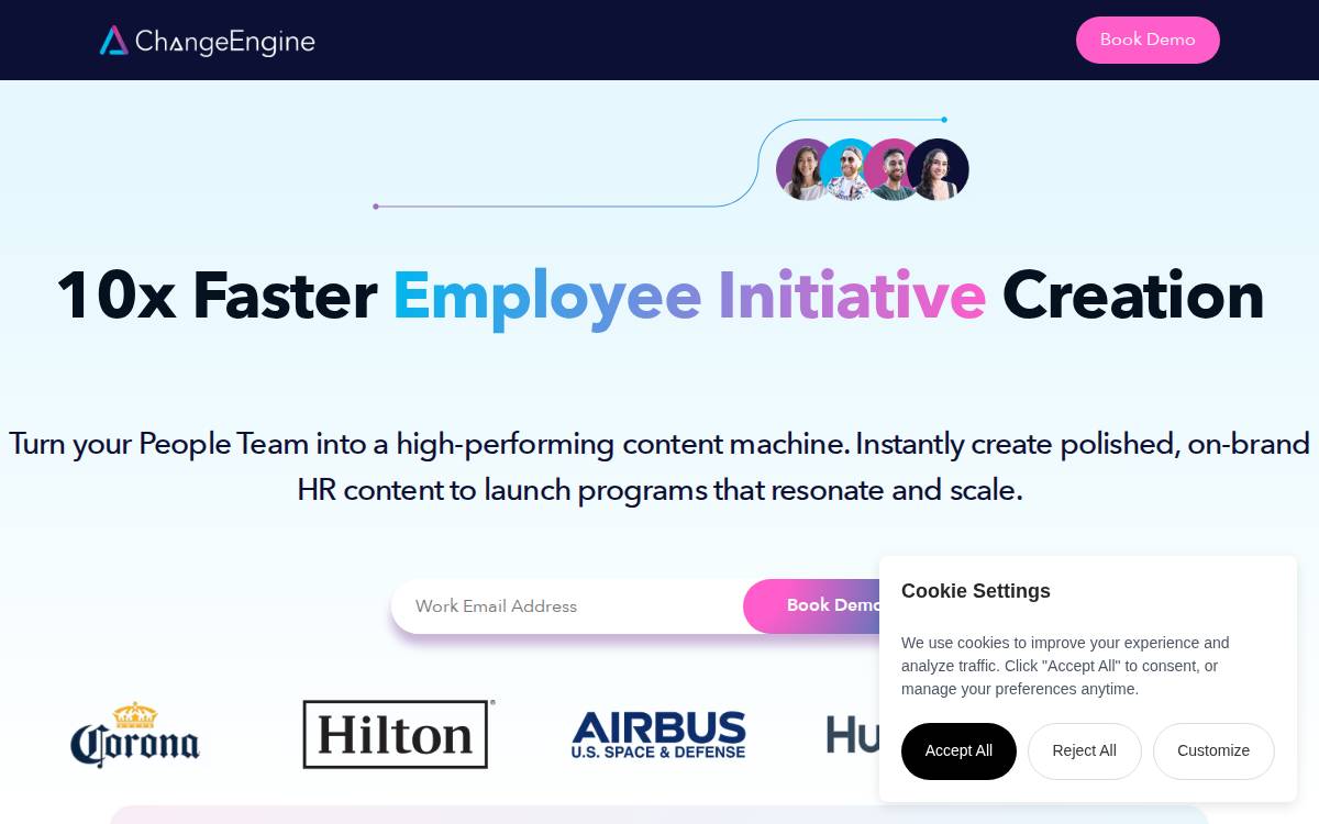 Changeengine website preview