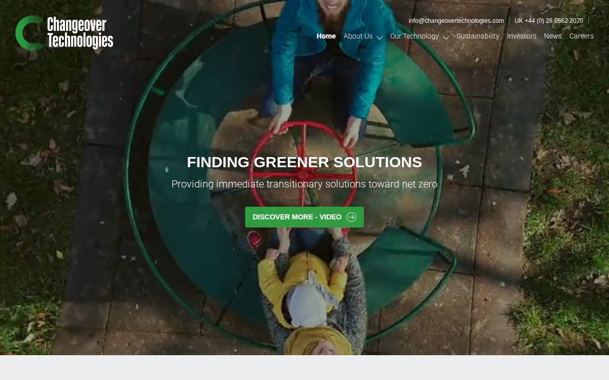 changeover website preview