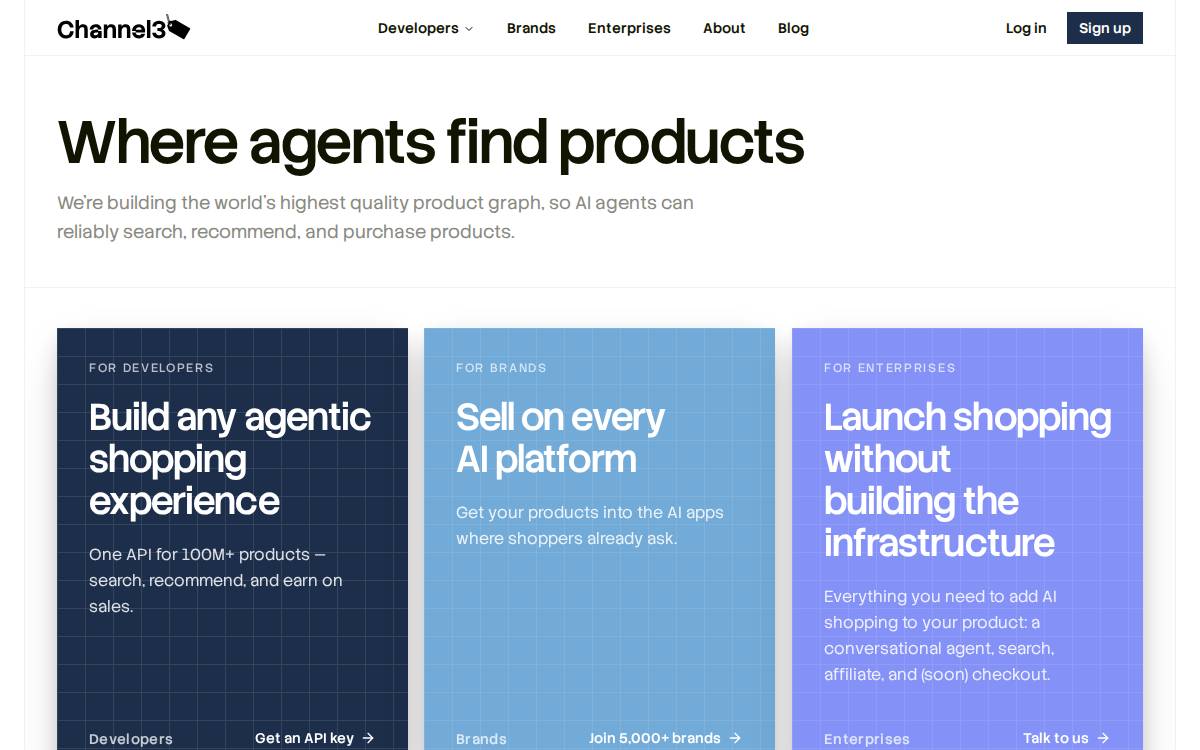 Channel3 website preview