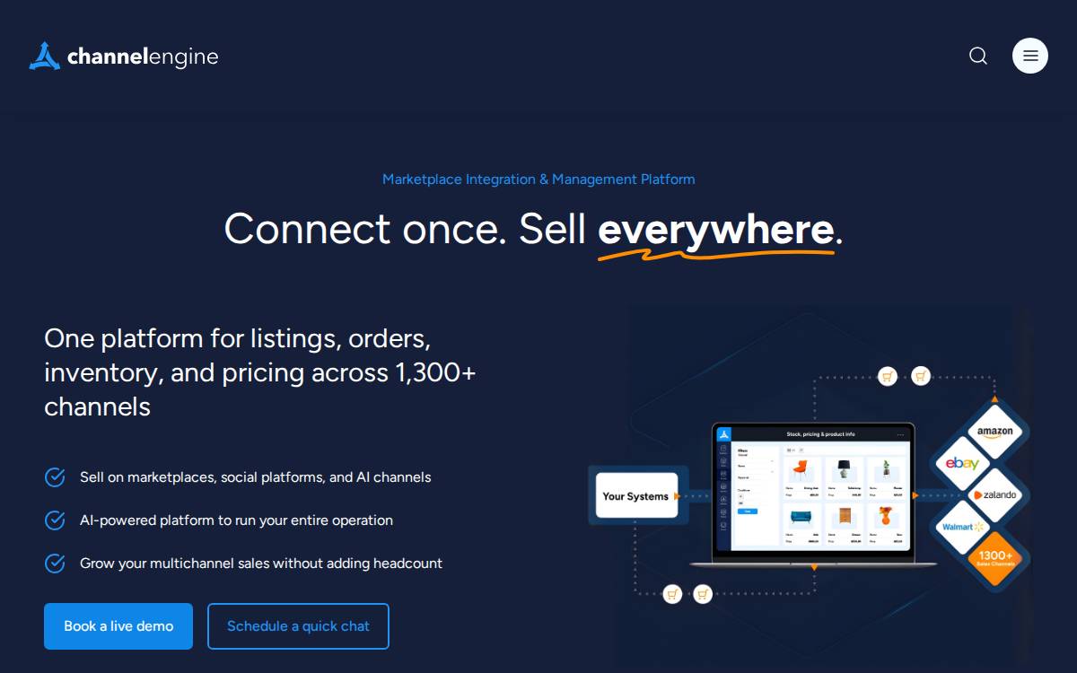 Channelengine website preview